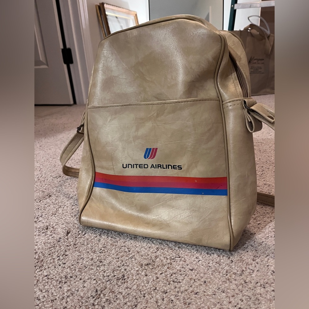 Vintage United Airlines Shoulder Bag